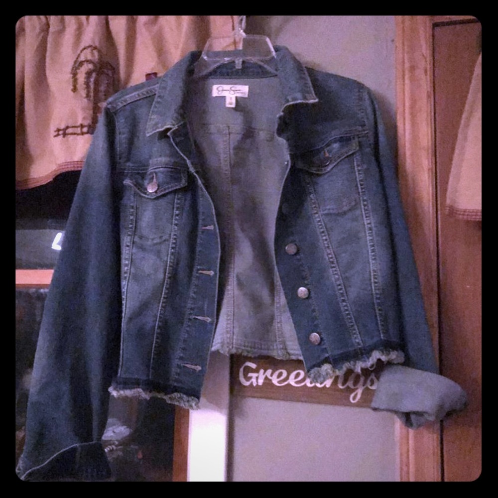 Jessica Simpson Maternity Denim Jacket Size M